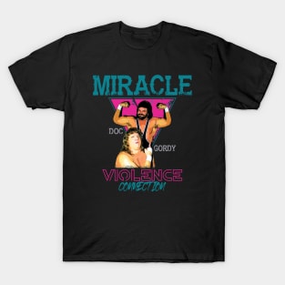 Miracle Violence Connection - Dr. Death Steve Williams and Terry "Bam Bam" Gordy T-Shirt